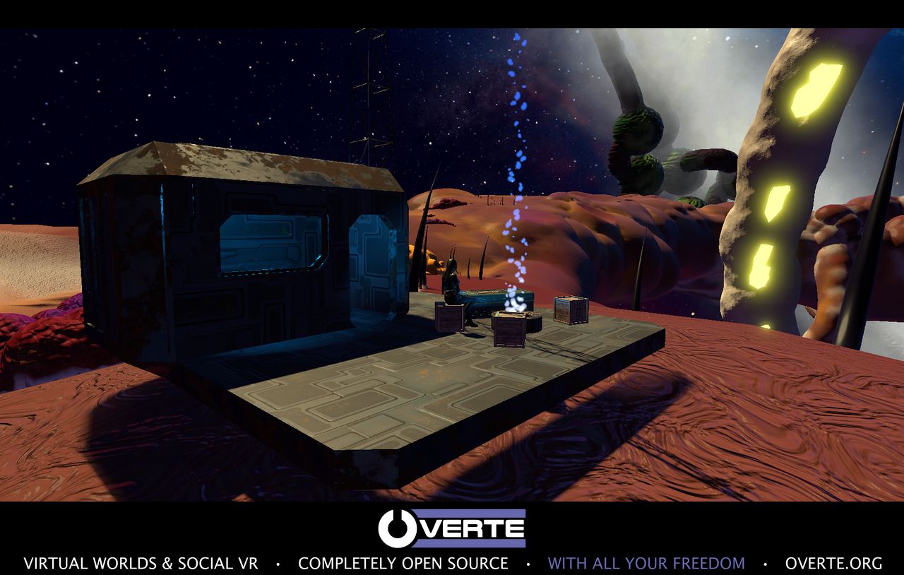 A small outpost on the strange surface of Astrobion