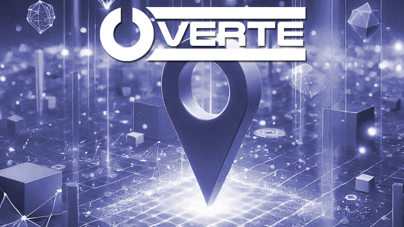 An abstract Overte graphic representing virtual world navigation